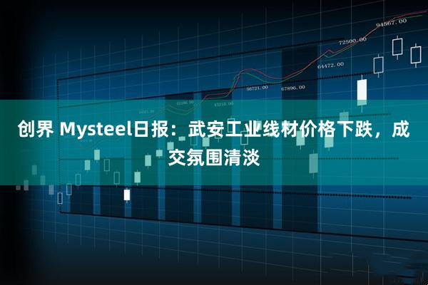 创界 Mysteel日报：武安工业线材价格下跌，成交氛围清淡