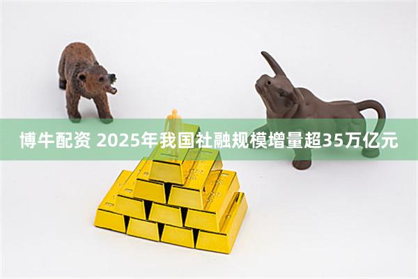 博牛配资 2025年我国社融规模增量超35万亿元